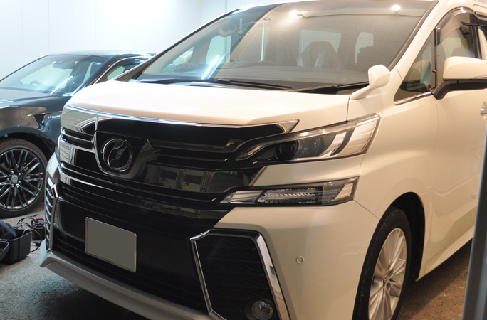 ヴェルファイアのフロントガラス修理 千葉県野田市 フロントガラスリペア専門店 茨城県常総市 隅田屋 ヴェルファイアのフロントガラス修理 千葉県野田市 フロントガラスリペア専門店 茨城県常総市 隅田屋